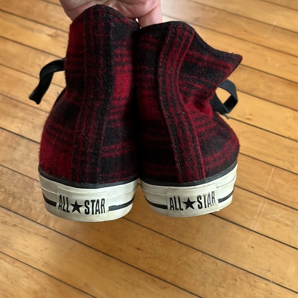 Woolrich X Chuck Taylor Hi-Top All Stars - Sz 11 - Picture 6 of 12